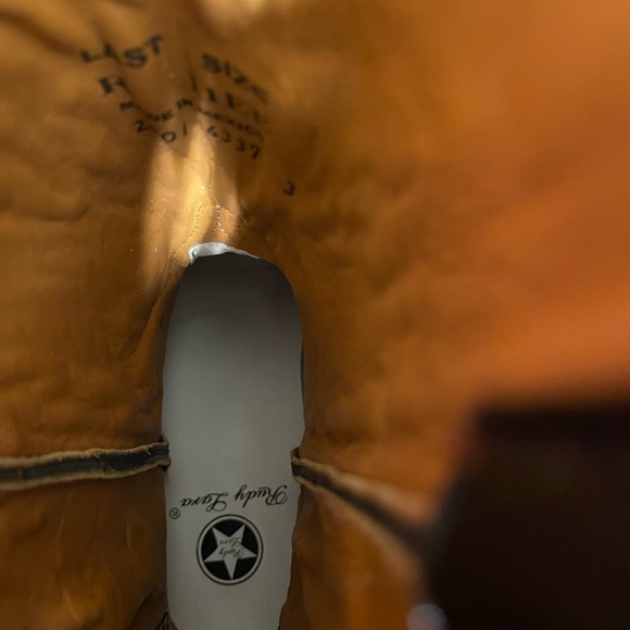 RARE! Stingray and goat leather boots by Rudy Lara size 11 EE. Handmade. NEW! - Picture 13 of 16